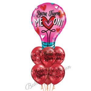You Turn Me On Balloon Bouquet