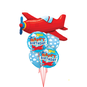 Bithday Planes Balloon Bouquet